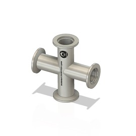 bmotiontech Superior Grade - Cross 4-Ways KF25 Flange Vacuum Adapter, All Ends with KF-25 (NW-25) Flange, Made of Stainless Steel 304, High Vacuum