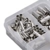 200Pcs Wire Ferrule Copper Male Female Crimp Terminal Connector for