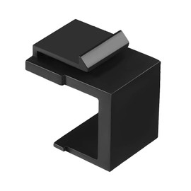 Alnicov Keystone Shield for CAT, SAT, LAN, HDMI, USB Module Protective Cover, Black, Pack of 10