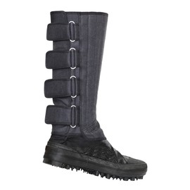 Sokaido K-60 Men's Safety Long Leg Tie, Magic Type, No Hood, Black with Stainless Steel Plate