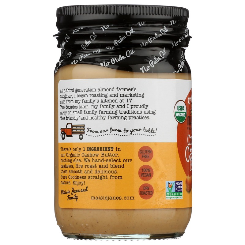 Maisie Jane's Organic Cashew Butter, 12 Oz