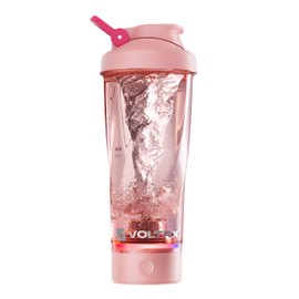 VOLTRX Electric Shaker - VortexBoost Protein Shaker Mixer - USB C Charging Protein Shaker - BPA Free, Waterproof, Colorful Light Show, 600ml