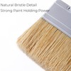 Limewash Paint Brush Natural Bristle – 4 Inch Wide U-Shaped