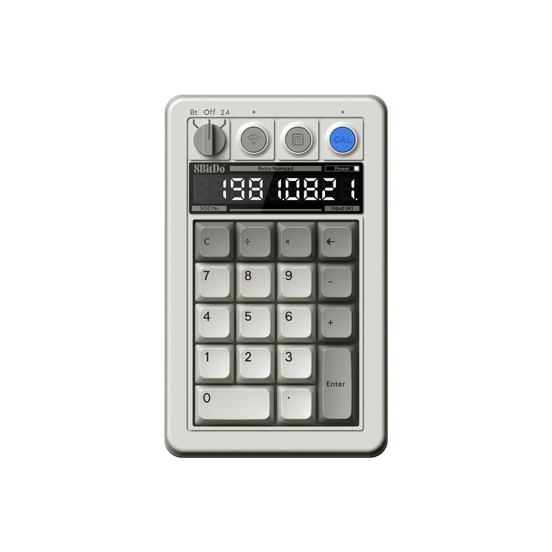 8Bitdo Numpad mecánico retro de 18 teclas, compatible con PC