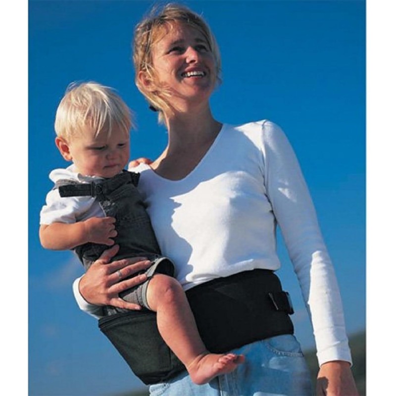 Hippychick Hipseat Baby Carrier, Lightweight Back-Saving Support Waist Stool, Adjustable