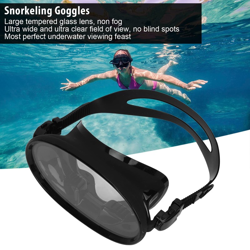 Diving Mask,Anti Fog Swimming Snorkel Mask with Nose Clip for