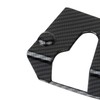 Fewshaw Carbon Fiber Style Door Lock Cover Buckle Protection Decor