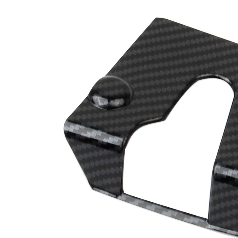 Fewshaw Carbon Fiber Style Door Lock Cover Buckle Protection Decor
