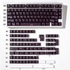 162 Keys Vior Purple Keycaps Cherry Profile Doubleshot Keycaps Set