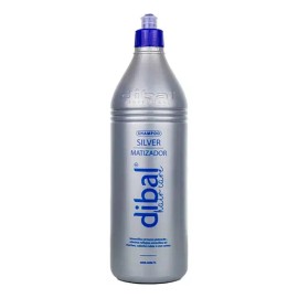 Shampoo Dibal Silver Intensifica Tono Cabello Plateado 1 Lt