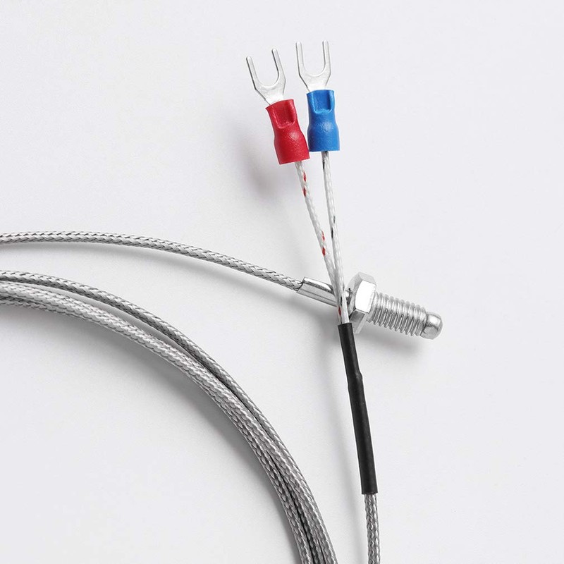 HiLetgo 5pcs K Type Temperature Sensor Temperature Probes M6 Screw