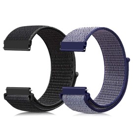 Runostrich Watch Band, 0.8 inch (20 mm), 0.9 inch (22 mm), Loop Nylon Band, Similar to NATO Strap, No Tools Required, Easy to Replace, 22mm