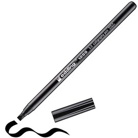 edding 1255 calligraphy pen - black - 1 pen - calligraphy nib 5 mm - fibre pen for paper, wood, terracotta, canvas - hand lettering, bullet journals, thank you cards, calligraphy books