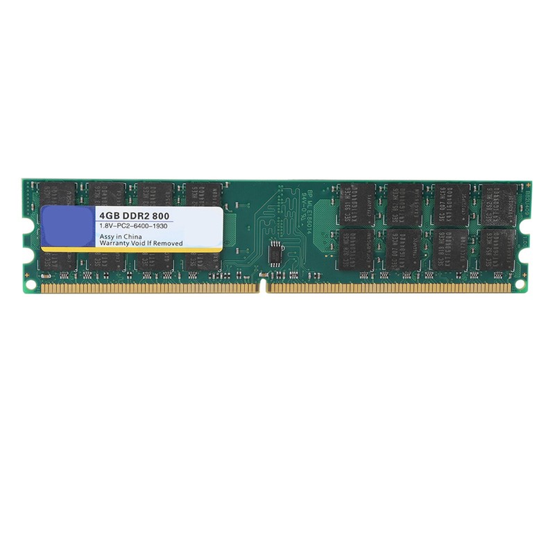 Xiede 800MHZ 4G 240pin RAM Memory Designed for DDR2 PC2-6400