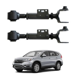 Tiny Force 2x Rear Left & Right Adjustable Alignment Camber Arms Upper Arm Suspension Kit Compatible with 2007-2016 Honda Cr-V 2003-2011 Honda Element