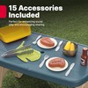Step2 Sizzle & Smoke BBQ Grill Kids Playset, Indoor/Outdoor Kitchenette,