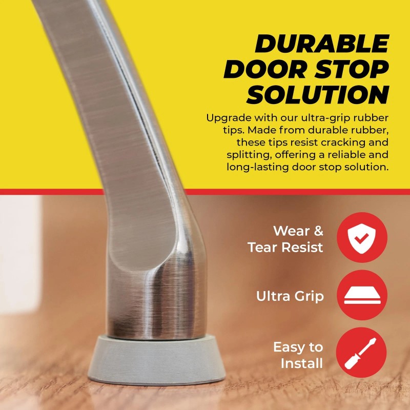 Qualihome Replacement Rubber Tip for Kickdown / Drop Down Door