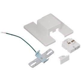 Juno Lighting T29 WH Floating Electrical Feed for Juno Single Circuit Track, 120 Volts, White