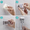 PARKMANI 2 PCS Toothbrush Holders Wall Mounted with Cover, Electric
