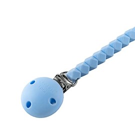 Kids Heroes Porta Chupon para Bebe de Silicona Suave y Segura con Clip Sujetador para Mantener los Chupones Limpios