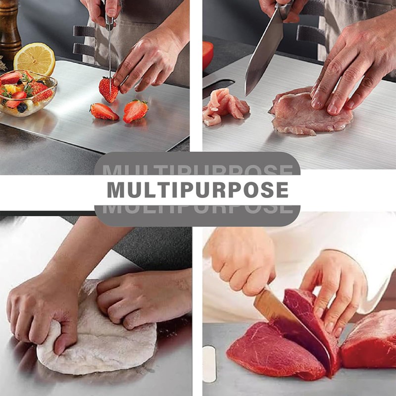Qaestuan Titanium Chopping Board, Titanium Cutting Board, Kovali Titanium Chopping