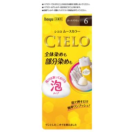 ホーユー シエロ ムースカラー 6 (ダークブラウン) 1剤50g+2剤50g [医薬部外品]
