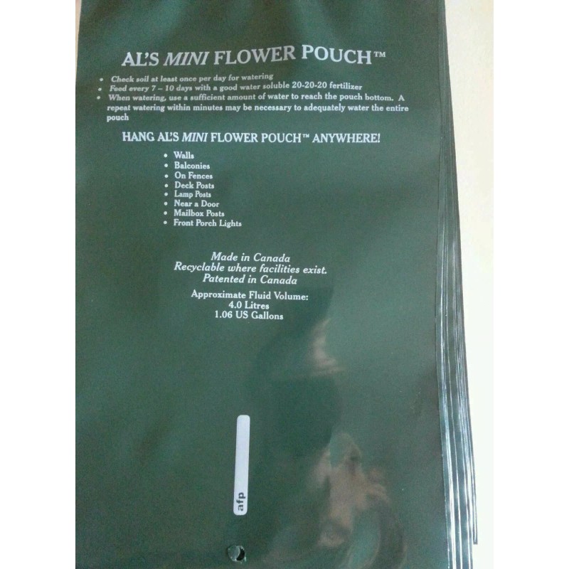 Al's Set of 5 AL'S Mini FLOWER POUCHES 6 SLIT