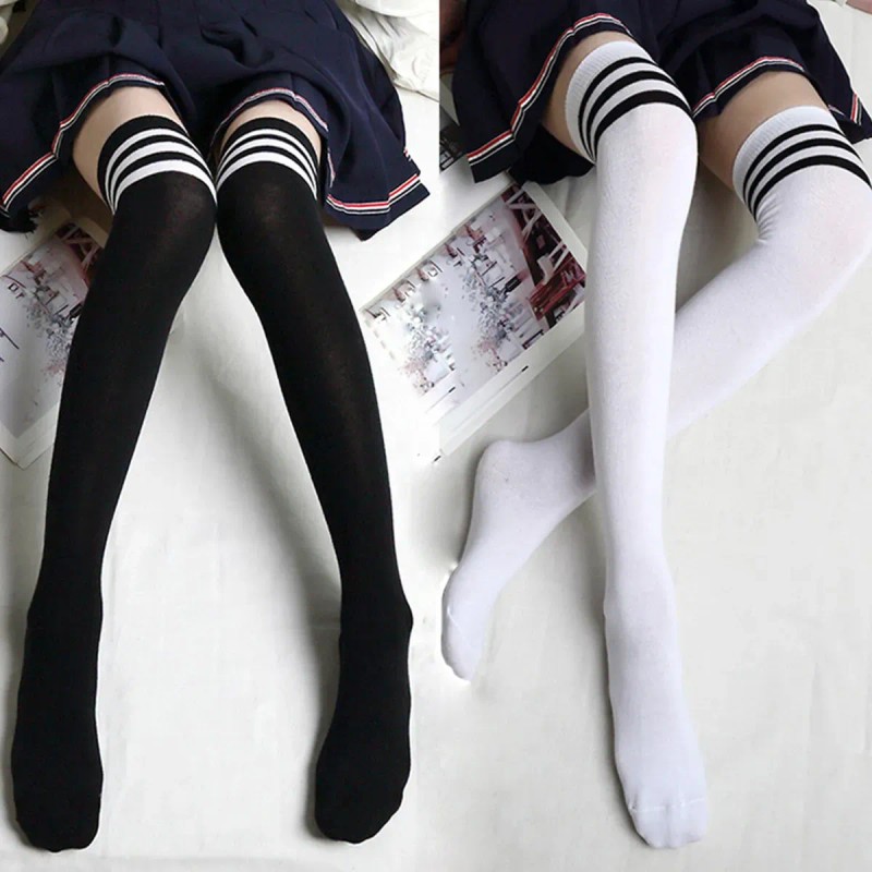 10-pack Of Dance Socks, Over-the-knee Socks Japonesa Kawaii