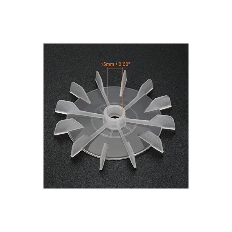 sourcing map 2 x 120 x 15 mm Round Shaft