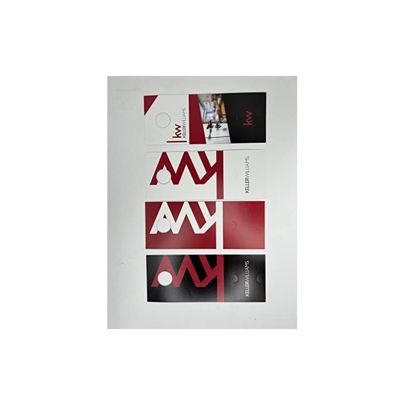 Keller Williams Door Hangers "Big-White" 50 Pack