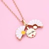 Daisy I Love You Necklace for Girls Women Gold Inspirational