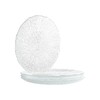 Vikko Salad Plate, Set of 4 Glass Plates, 8.5 Inch