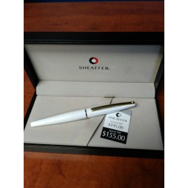 Sheaffer Taranis White Lighting M Nib FountaIn Pen