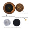 Wooden Incense Burner with Metal Lid, Handmade Incense Holder for