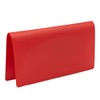Red Vinyl Checkbook Cover, Top Tear Personal Vinyl Checkbook Cover