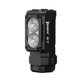 WUBEN (E7) Headlight, Handy Light, Ultra Small and Lightweight, LED Flashlight, Brightness Up to 1,800 Lumens (TYPE-C Charging)