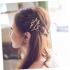 BIUDECO 6pcs Alloy Branch Hair Clips Antler Design for Women
