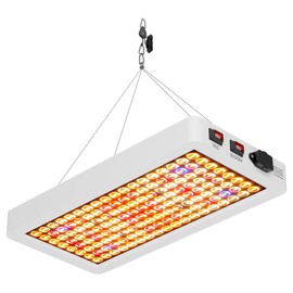 500W LED Grow Lights Full Spectrum Indoor Green Plant Lamp Veg/Bloom Modes Dimmable Growth Box Fill Light 100-277V Flower Seeding Hydroponic System Greenhouse Tent Cultivate Lighting with Hook US Plug