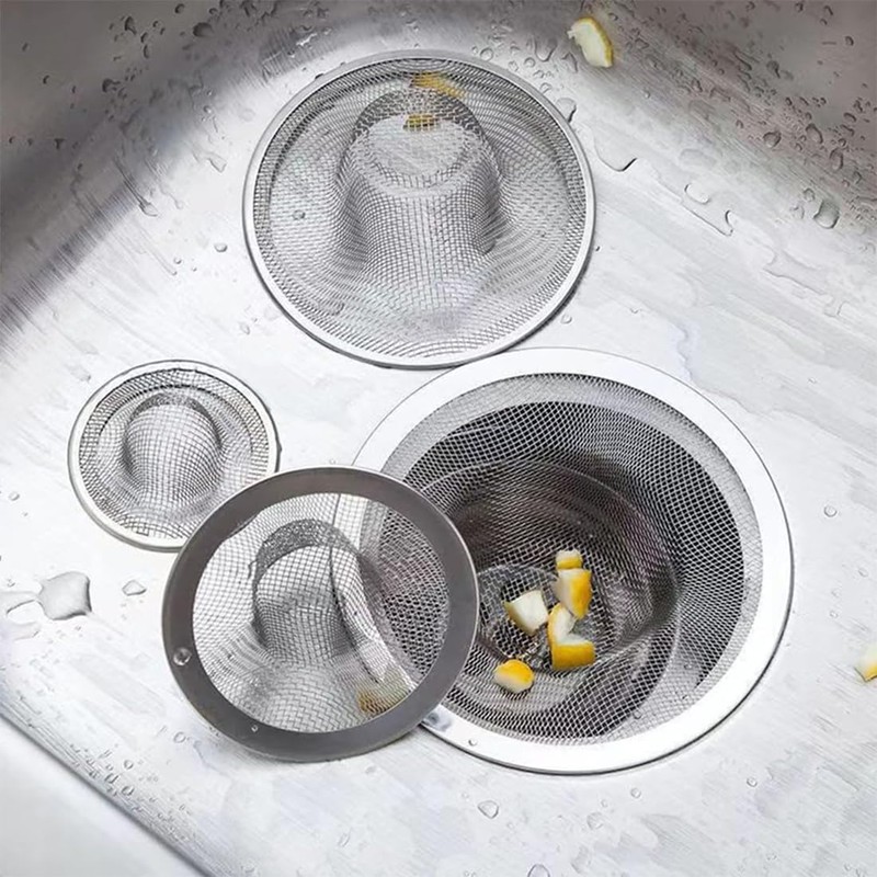 Bangbobi Stainless Steel Sink Filter, Pack of 6 Sink Strainers