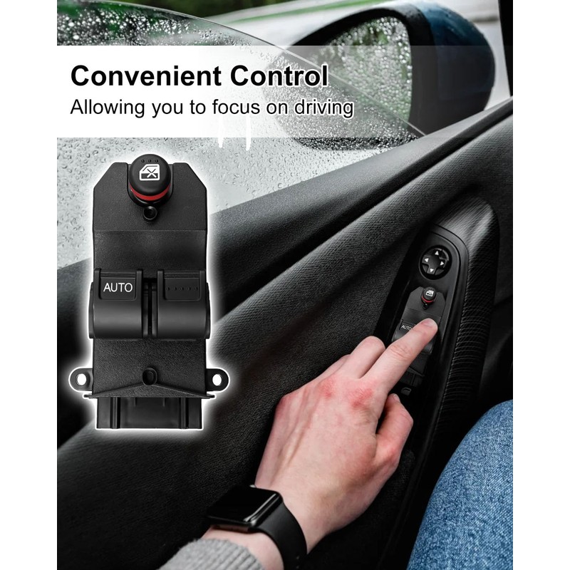 QAGGUM Master Power Window Switch Fit for Honda Element 2003-2011,