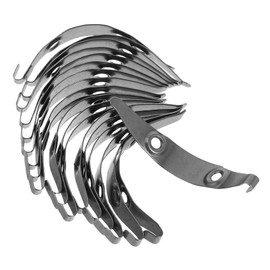 jojofuny 20 Sets Sewing Machine Accessories Vintage Sewing Machine Fittings Maintenance Replacement Kit Part Shuttle Driver Spring Grey Metal