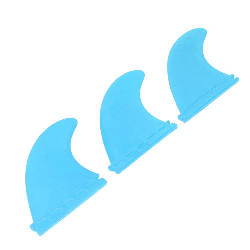 3Pcs Surfboard Fins PVC Thruster Fins Surfing Board Accessories for