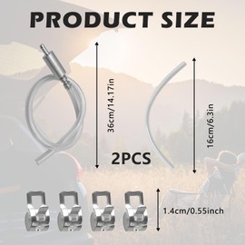 ZKFSIE 2 Pcs Brake Bleeding Kit, Hydraulic Brake Bleeding Kit, Motorcycle Brake Bleeding Kit, Universal Brake Bleeder Clutch Bleeding Hose One Way Valve Tube Bleeding Tool