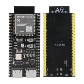 XIITIA 4pcs ESP32-S3-DevKitC-1-N8R2 ESP32-S3 Type-C Development Board Wi-Fi + Bluetooth MCU Module Integrates Complete Wi-Fi and BLE Functions ESP32-S3-WROOM Module(Pre-soldered pins)