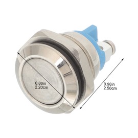 KONTONTY Replacement Doorbell Kit 2 Door Bell Push Buttons No Drill Mount Made of Material