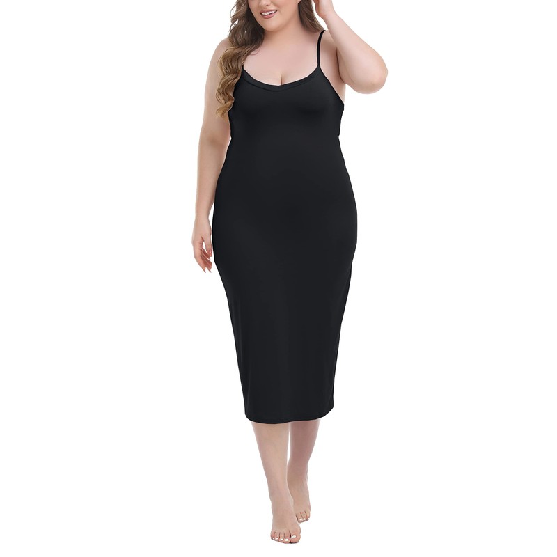 Vlazom Women's Plus Size Sexy Negligee with Adjustable Straps Women's