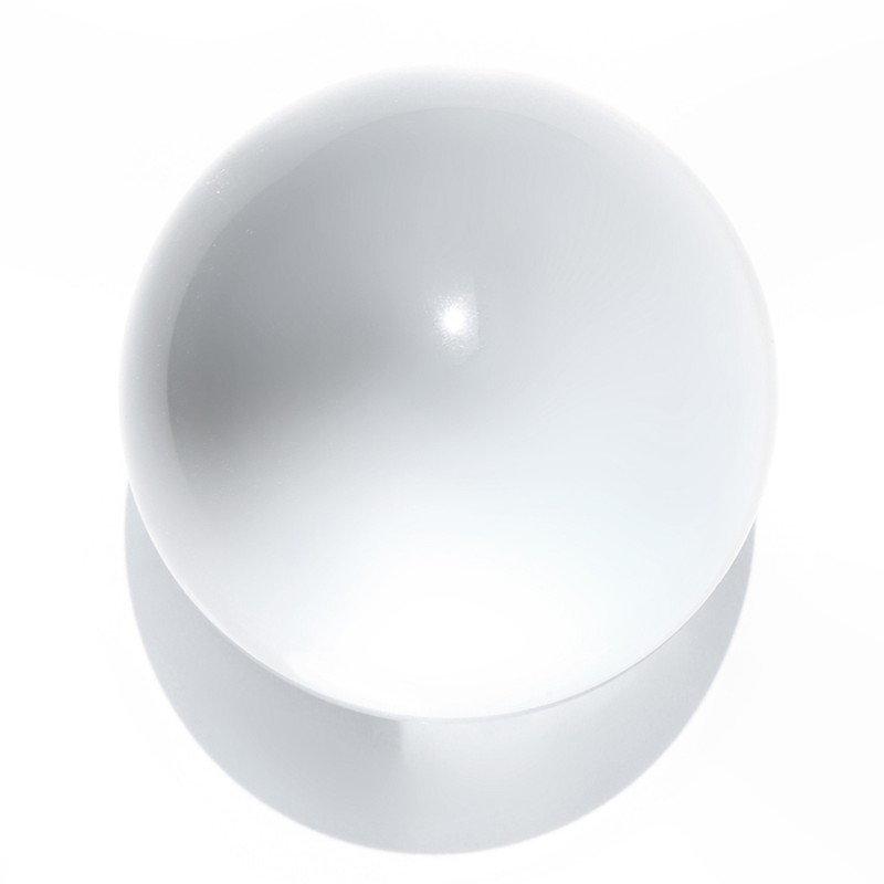 80mm Transparent Sphere K9 High Purity Photography Crystal Lens Ball