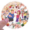 56 Pcs Family Guy Stickers for Laptop, Cool Decals for