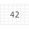 HERMA 2870 Haftetiketten für Druckmaschinen, 1000 Stück, 16 x 22