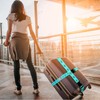 2 PCS Luggage Straps with Coded Lock, 200cm Adjustable Travel